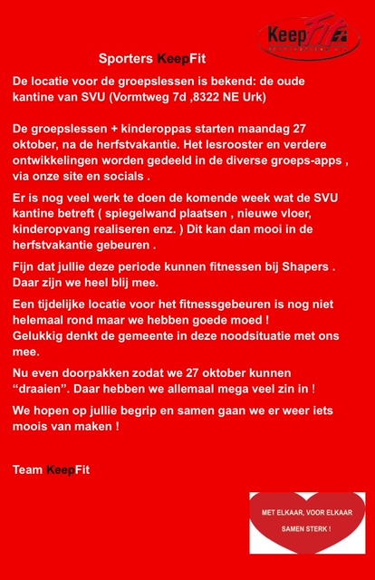 info kantine goed